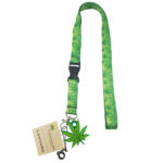Pot Leaf Lanyard with Clip