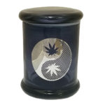 Marijuana Stash Jar Yin Yang
