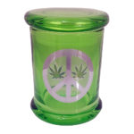 Marijuana Stash Jar Peace Sign